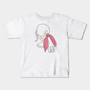 Abstract Woman Kids T-Shirt